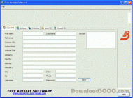 Free Article Software screenshot